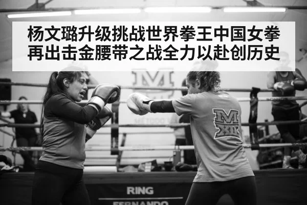杨文璐升级挑战世界拳王中国女拳再出击金腰带之战全力以赴创历史